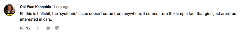 Illustration for article titled The Comments On This Video About A Lack Of 'Car Girls' Are Why There's A Lack Of Car Girls